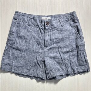 H&M Charcoal Women's Linen Shorts Size‎ 4